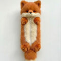 Cute little fox plush pencil case - Brown