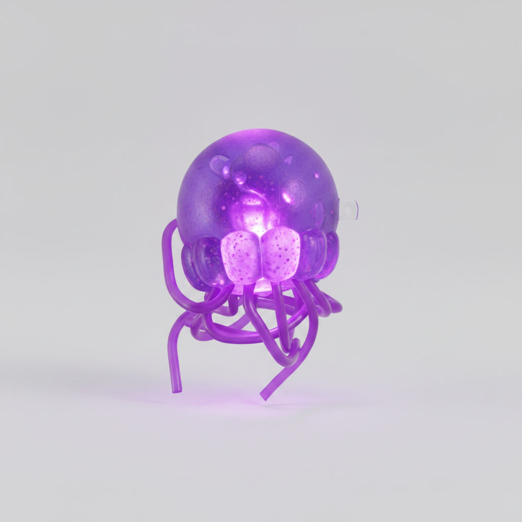 Glow-in-the-Dark Jellyfish Squishie - Purple