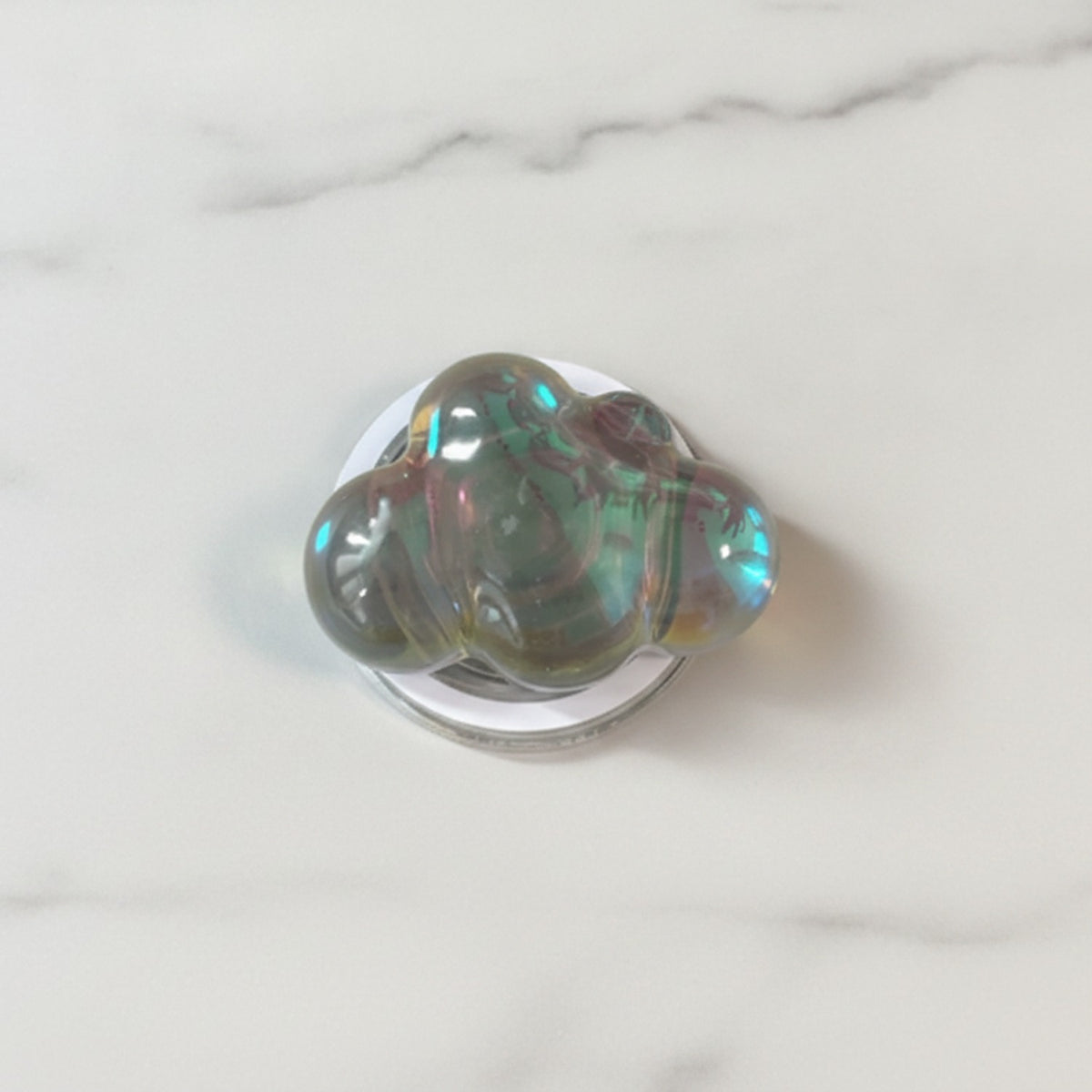 Holographic Cloud Phone Grip - Black