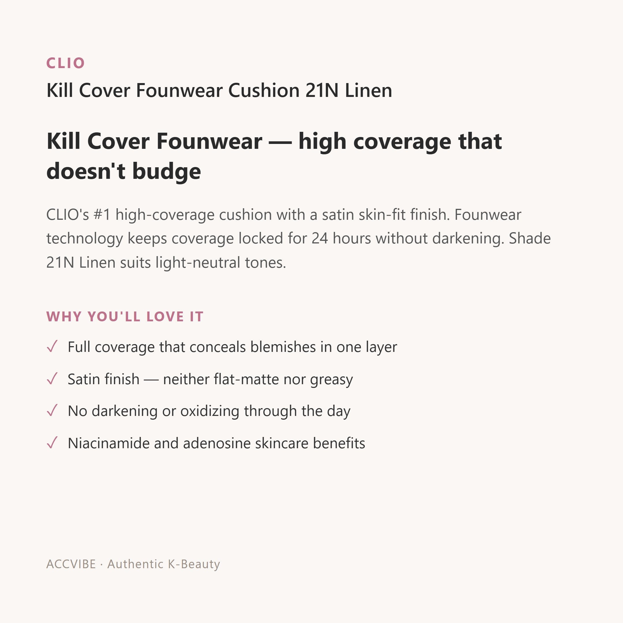 Kill Cover Founwear Cushion