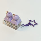 Dumpling Duo Keychain - Light Purple