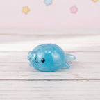 Sparkly Squishy Salamander Charm - Blue