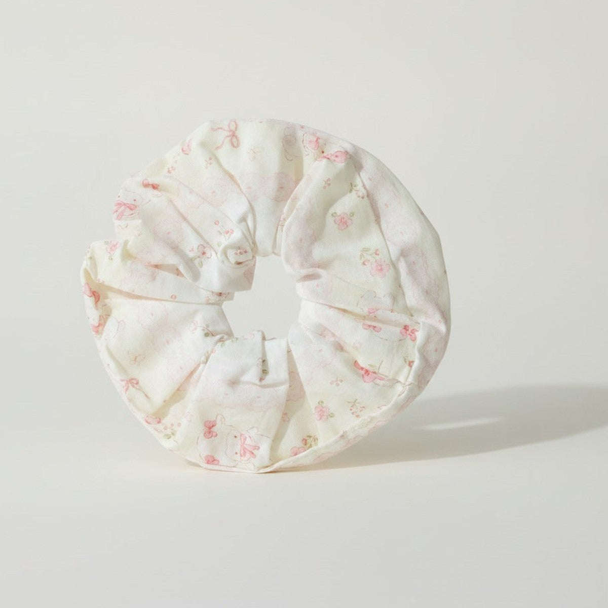 Sweet Cartoon Print Hair Scrunchie – hair accessories (view 1)