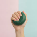 Mini Green Gourd Figurine with Stem - squeeze in hand
