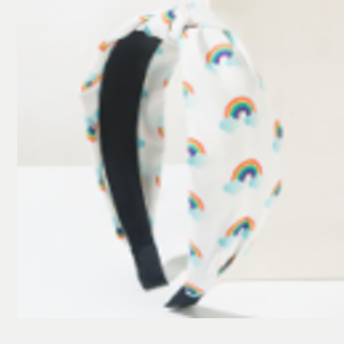 Cloud Padded Headband - White Iridescent – hair accessories (view 1)