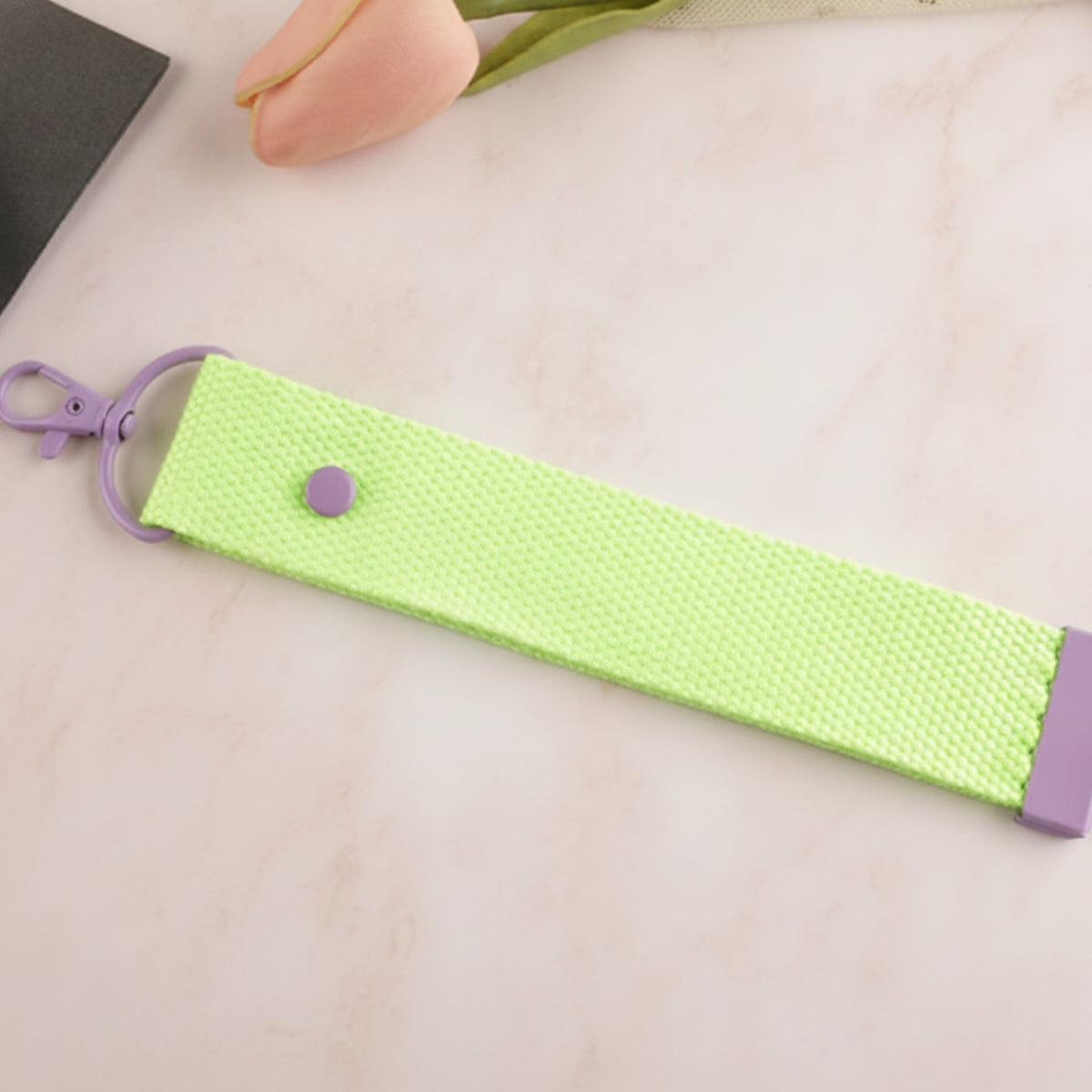 Textured Pouch Bag Charm Set - Type 3