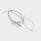 Pearl Beaded Bow Glasses Chain Set – jewelry (view 1)