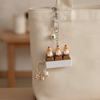 Gnome Crew Keychain - Light Brown