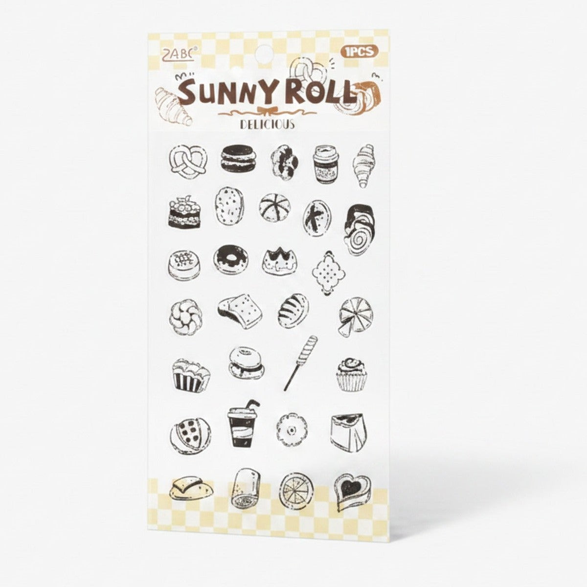 Sunny Roll Delicious Bakery Sticker Sheet – stationery (view 1)