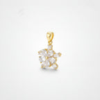 Sparkle Heart Pendant Necklace - Gold