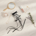 Star Bow Hair Clip Set Black