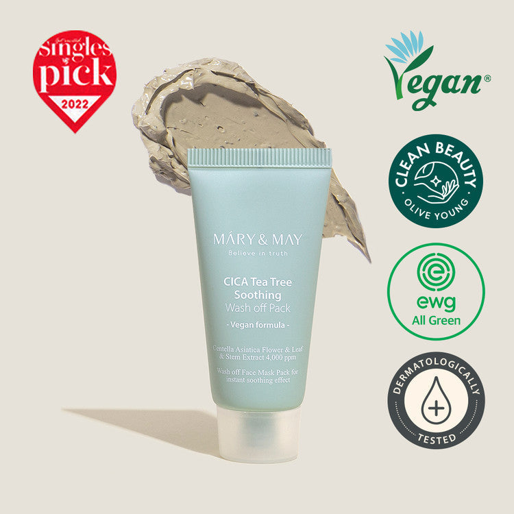 (x) CICA TeaTree Soothing Wash Off Pack 30g