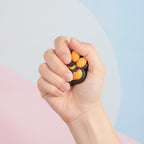 Halloween Squishy Donut - Broken Skull - squeeze in hand