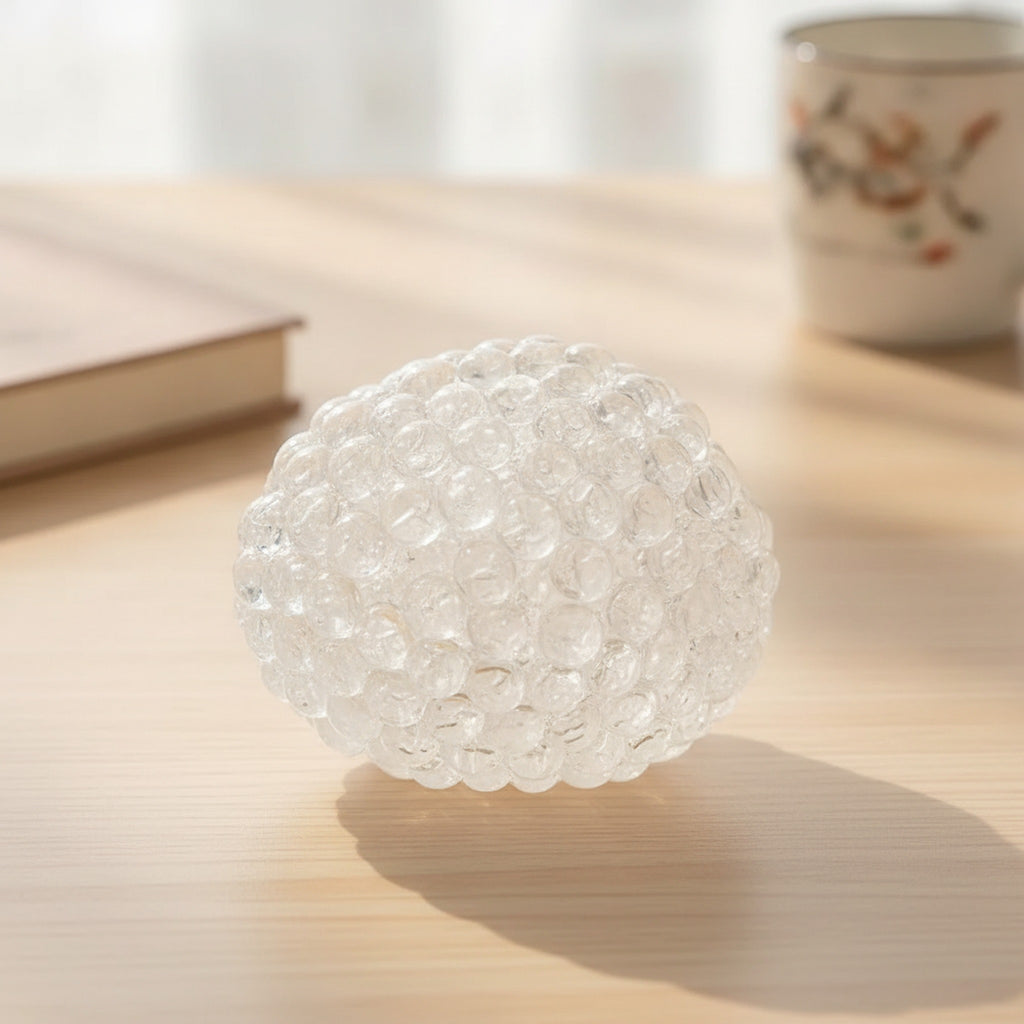Bumpy Bubble Squeeze Fidget Toy - White