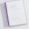 Mini Spiral Notebook Refill - Purple