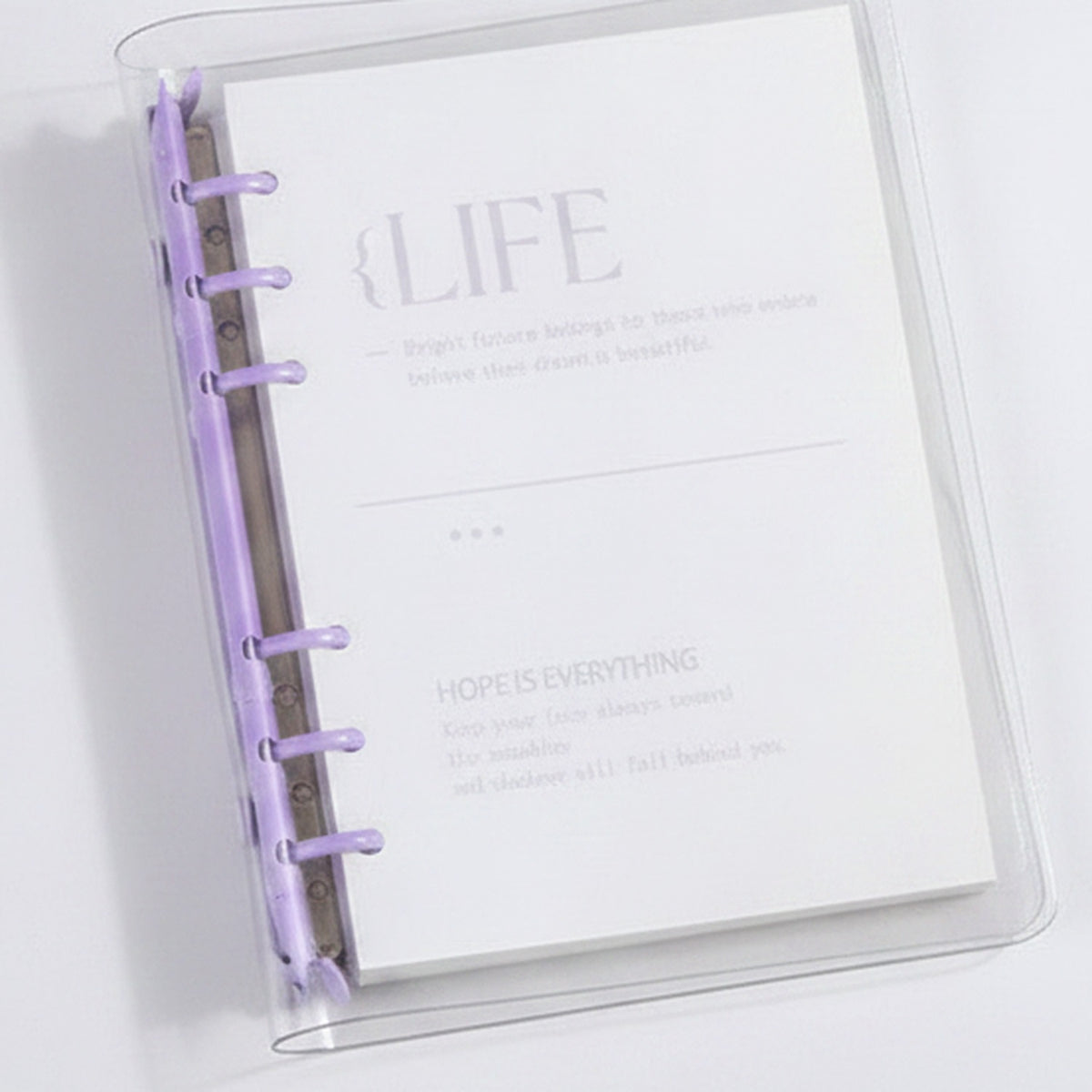 Mini Spiral Notebook Refill - Purple