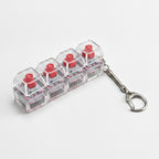Mini Mechanical Keyboard Keychain - Red Switch