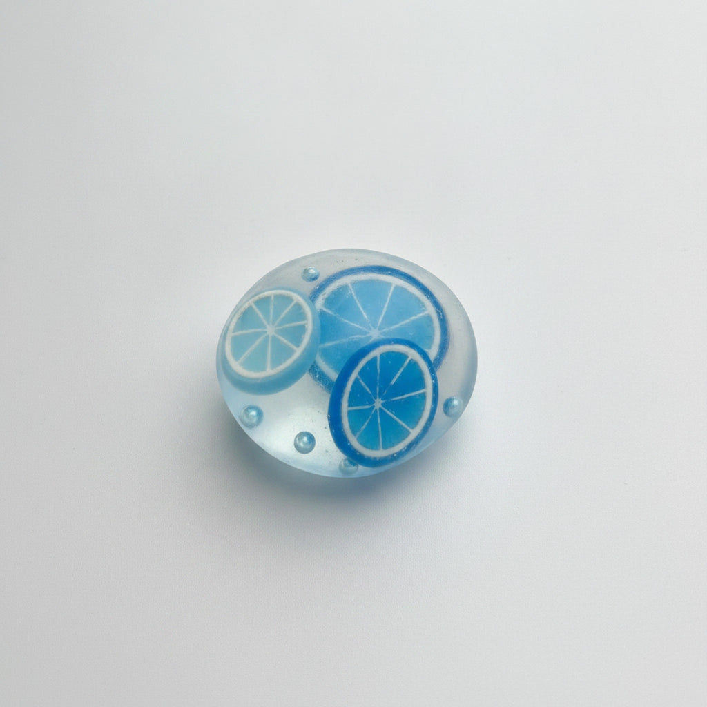 Citrus Slice Jelly Squishy - Blue