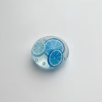 Citrus Slice Jelly Squishy - Blue