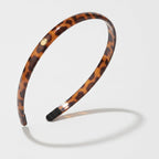 Tortoiseshell Brown Padded Headband – hair accessories (view 1)
