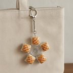 Pastel Pop Fidget Keychain - Peachy Cream