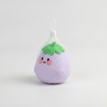 Smiling Eggplant Mesh Squishy - Lavender