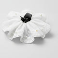 White Lace Flower Hair Claw Clip – hair accessories (view 1)