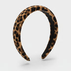 Leopard Print Padded Headband - Hair Headband - 3cm – hair accessories (view 1)