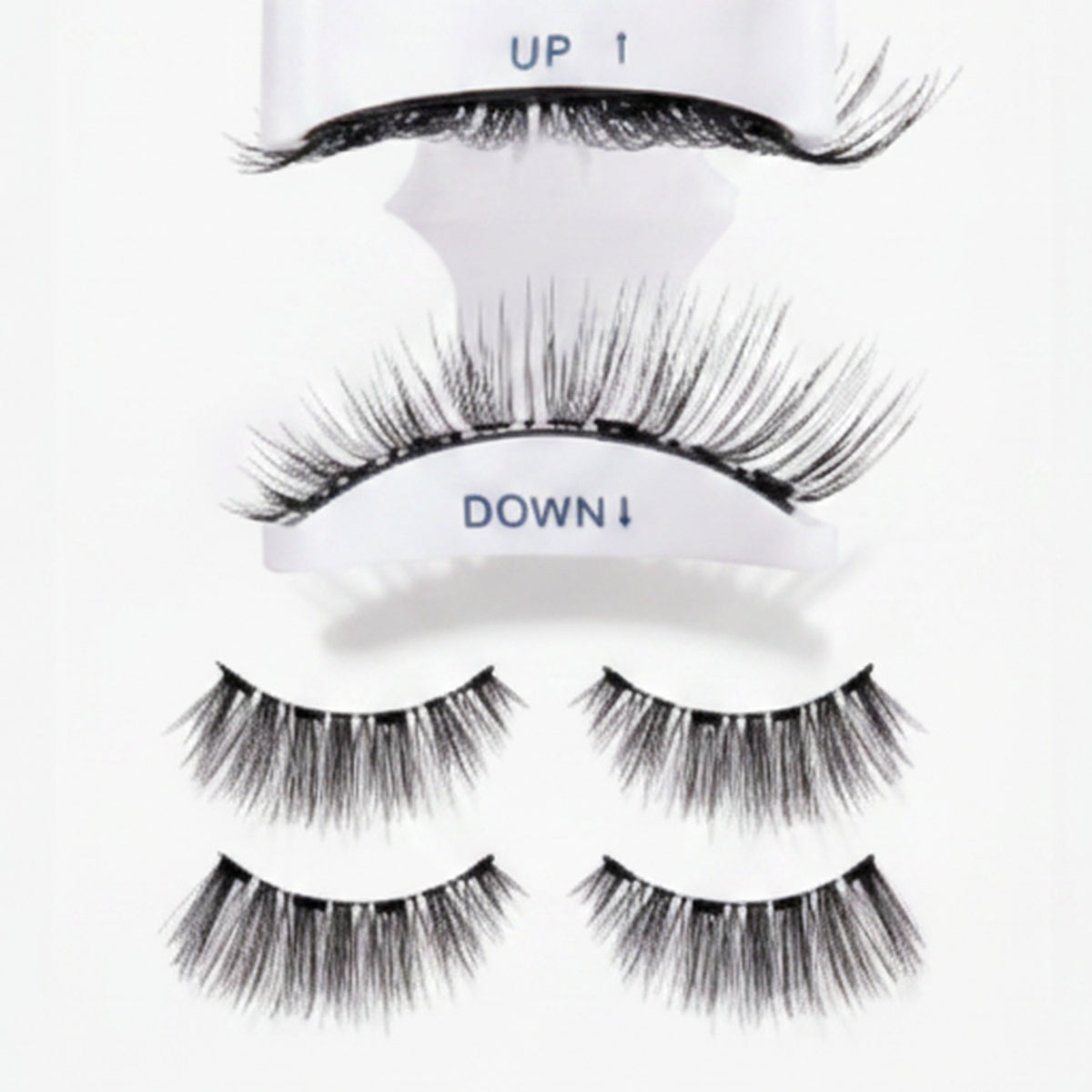 Magnetic False Eyelash Set With Mirror Case – Korean beauty tool (view 1)