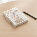 A7 Grid Notebook with Spiral Binding - Ruled