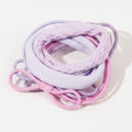 Pastel Tie-Dye Hair Clip Set With Elastic Bands – hair accessories (view 1)