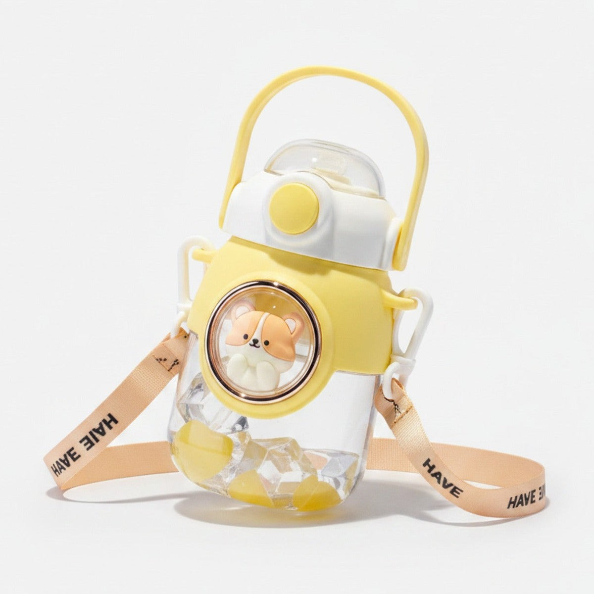 Yellow Pet Dome Tumbler With Handle – novelty & toys (view 1)