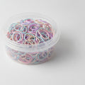 Pastel Flower Hair Ties Set – hair accessories (view 1)