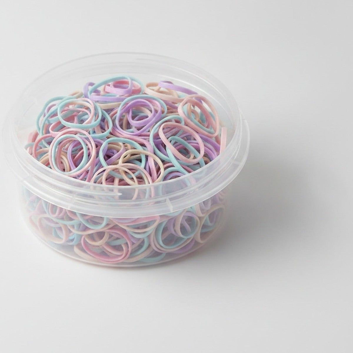Pastel Flower Hair Ties Set – hair accessories (view 1)