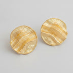 Textured Square Statement Earrings - Jianyou Accessories 2 – jewelry (view 1)