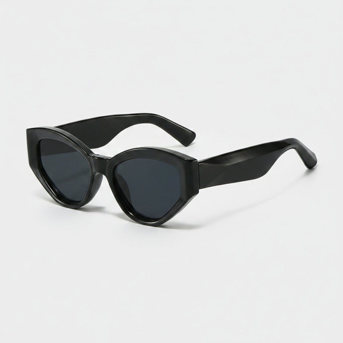 Black Chunky Cat Eye Sunglasses – eyewear (view 1)