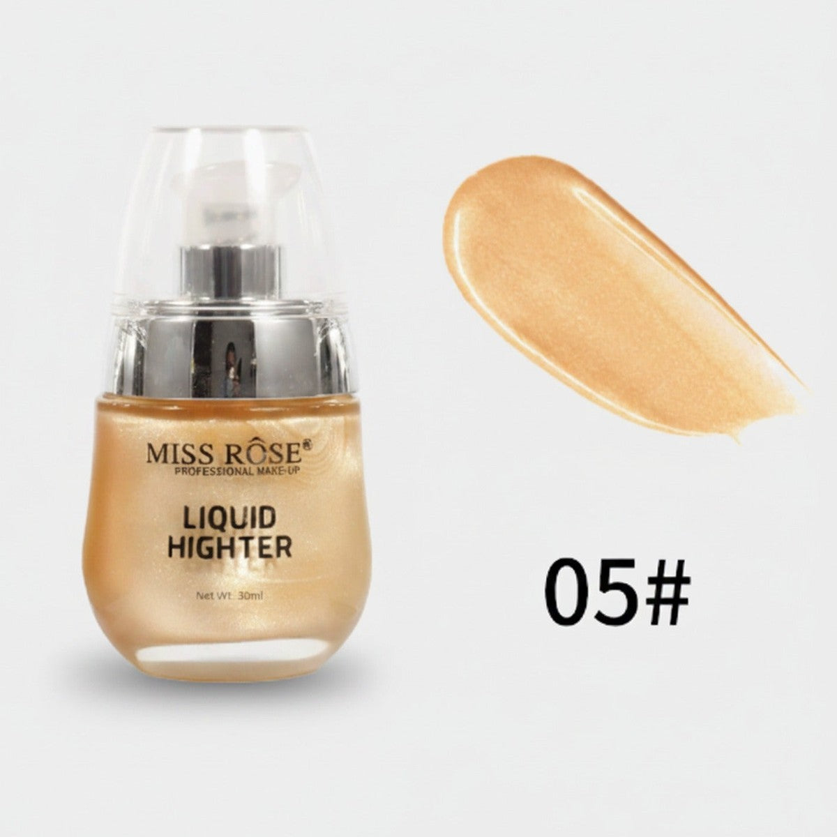 Liquid Highlighter Shimmer Glow Gold – Korean beauty tool (view 1)