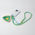 Braided Lanyard Phone Sling with Pouch - Adjustable Mint Green Beige Long Rope Pouch Green Charm – tech (view 1)