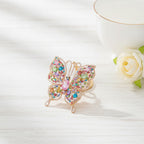 Sparkly Butterfly Keychain - Multicolor