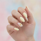 Daisy Garden Press-On Nails - Cream Daisy