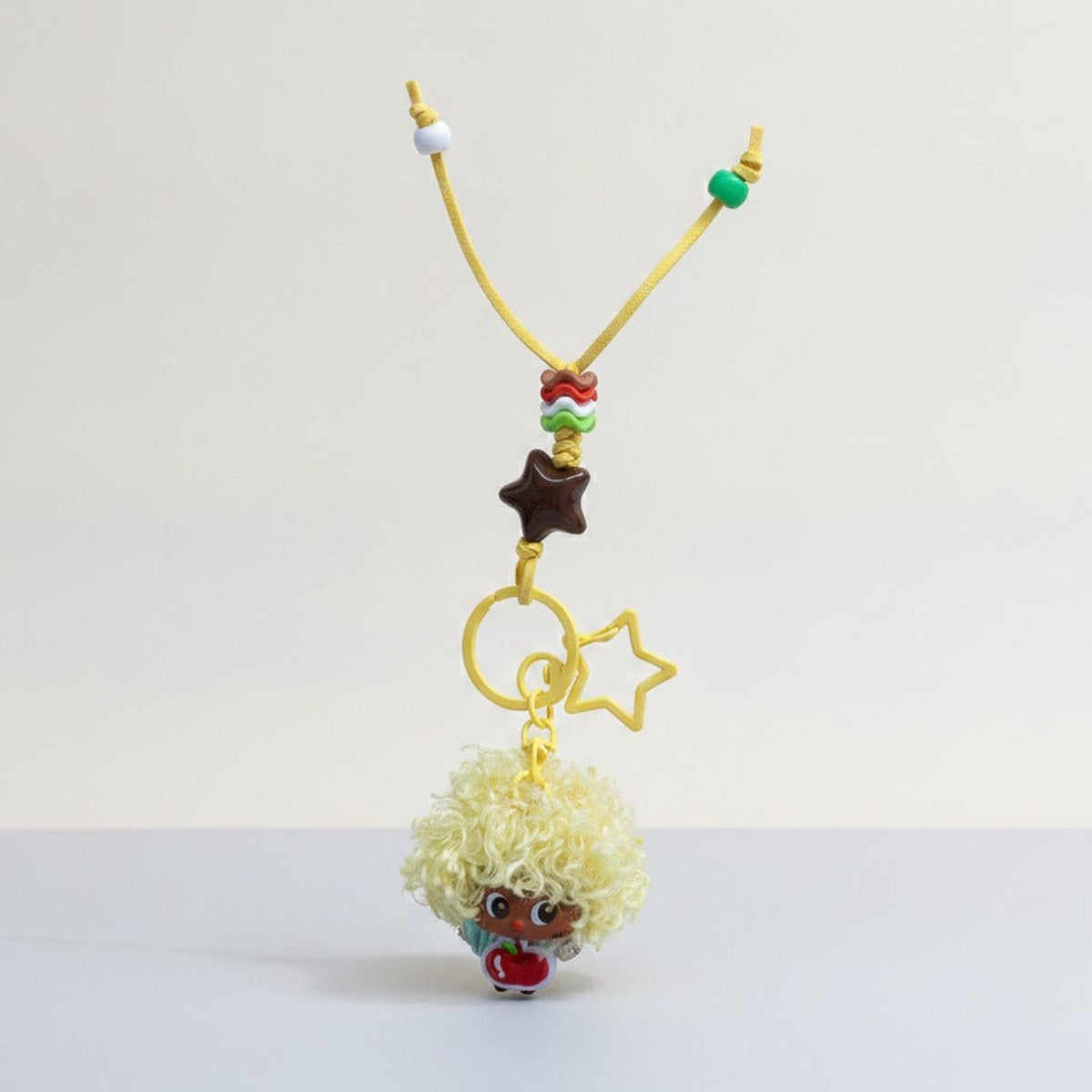 Beaded Star Doll Charm Lanyard – novelty & toys (view 1)