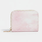 Pastel Pink Tie-Dye Zip Wallet – bags & wallets (view 1)