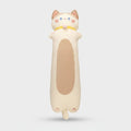 Lucky Cat Long Plush Toy With Gold Collar – novelty & toys (view 1)
