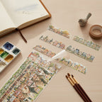 Landscape Washi Tape Set - Seaside City