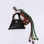 Tiny Bag Charm Keychain - Black Bag