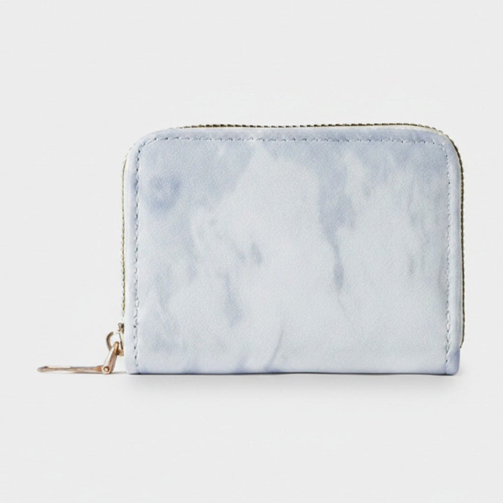 Marble Zip Wallet Light Blue Compact – bags & wallets (view 1)