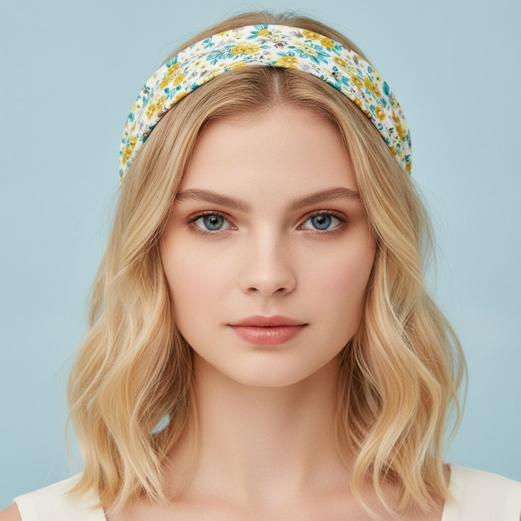 Padded Floral Headband - Blush Floral