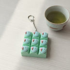 Stacked Dumpling Keychain - Green