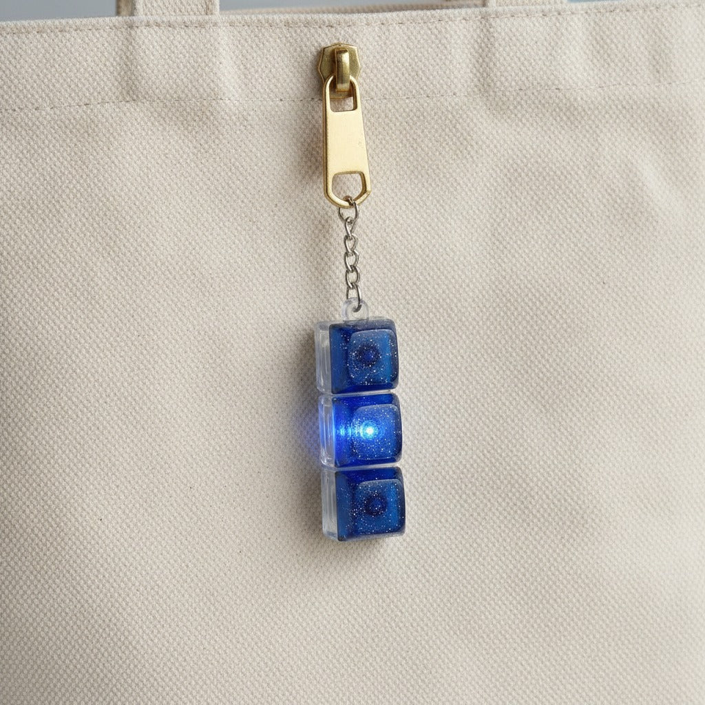 Mini Keyboard Switch Keychain - Navy 3-Key