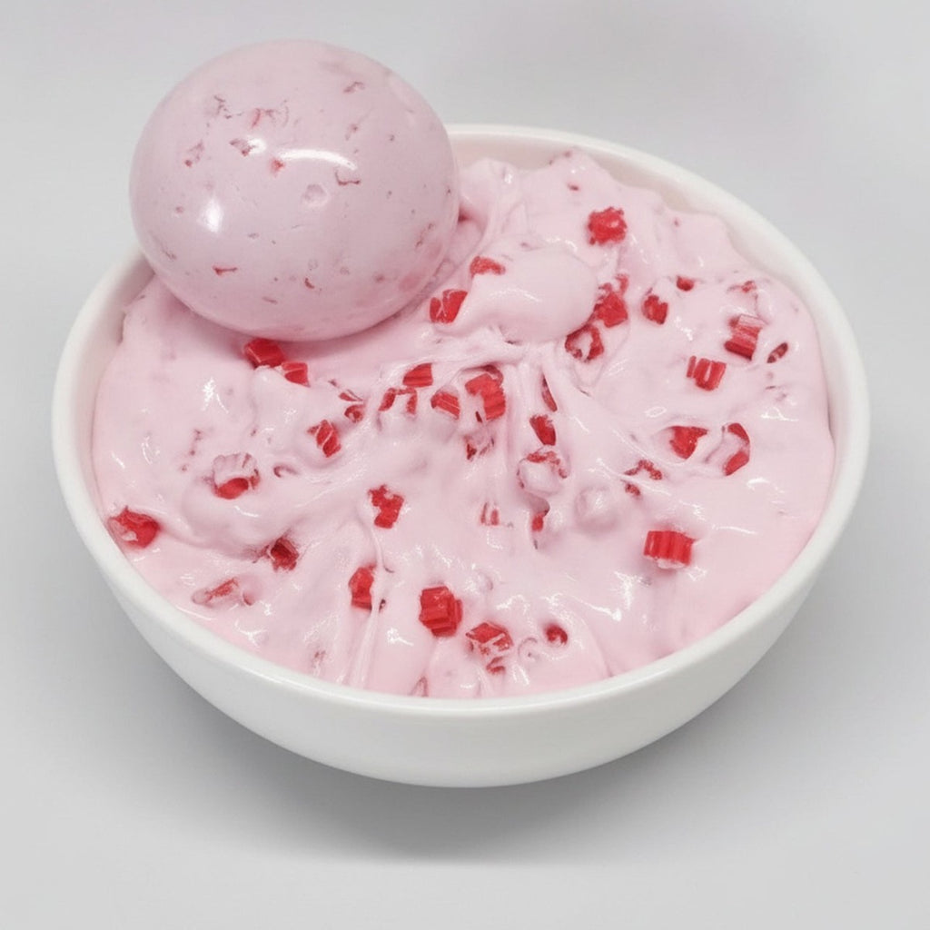 Creamy Squishy Dessert Bowl - Strawberry Peach
